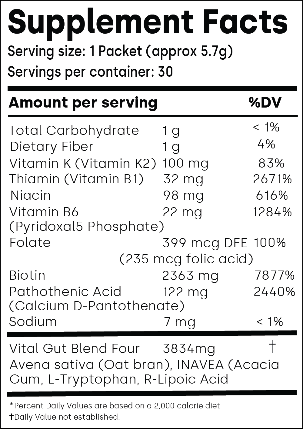 Element Rhythm Supplement Facts