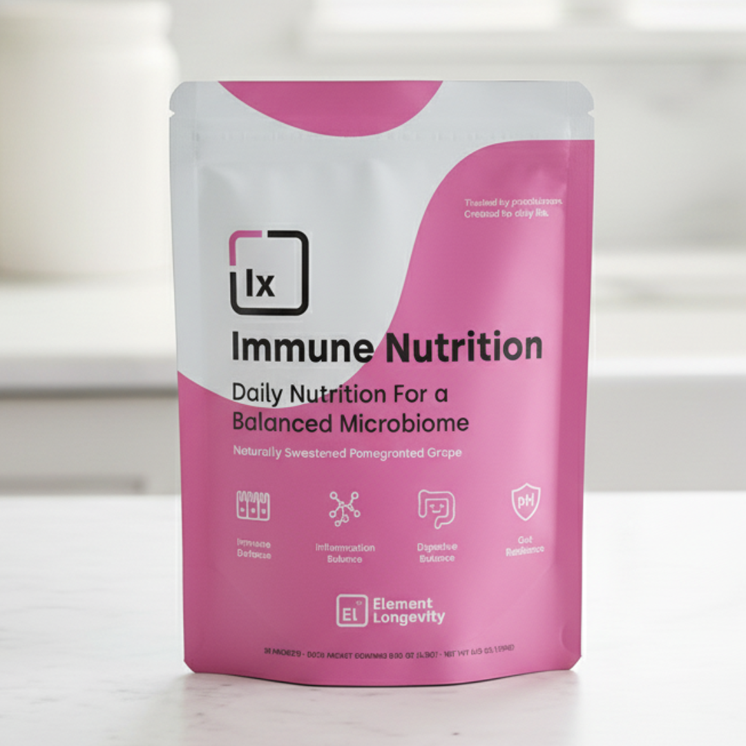 Immune Nutrition single-serve prebiotic drink packet